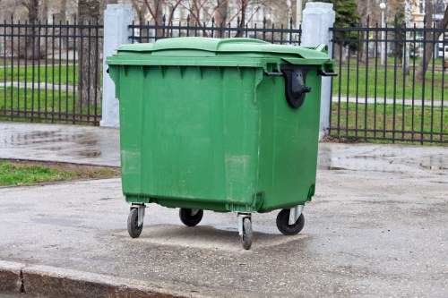 Rubbish clearance truck in South East London